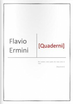 Flavio Ermini - Quaderni